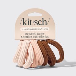 Rosewood Seamless Hair Elastics 8pc Set