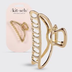 Gold Metal Claw Clip